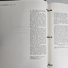 The New Covenant New Testament RSV Wide Margin 3 Ring Binder 1962 Looseleaf