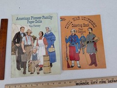 American Pioneer Family Paper Dolls Civil War Uniforms (Dover Paper Dolls)
