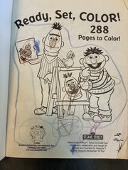 Sesame Street Ready, Set, Color! Paperback 288 Pages Ages 4-8 2006