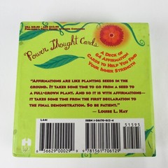 Power Thought Cards- Louise Hay, 64 card deck- Positive Affirmations 4″x4″
