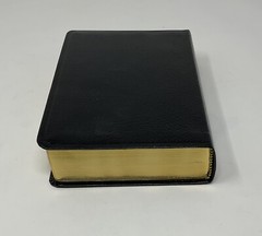 Holman KJV Large Print Compact Bible Black Premium Bonded Leather Red Letter