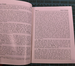Vintage 1971 Football Rules & Case Books National Alliance NFHS High School