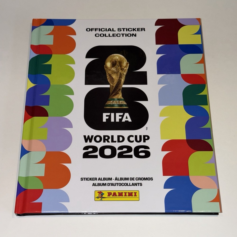 2026 Panini FIFA World Cup Sticker Album Hardcover USA In Hand FAST FREE SHIP