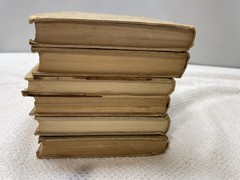 Lot of 6 Vintage Hardy Boys Books F. W. Dixon 1920s-30s-40s-50s Tweed Hardcover