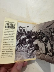 THE AMERICAN WEST OF FREDERIC REMINGTON ART -Mini HC/DJ Gift Book