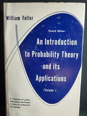 Feller Introduction to Probability Theory Vol 1 2nd Ed 1965 Wiley HC