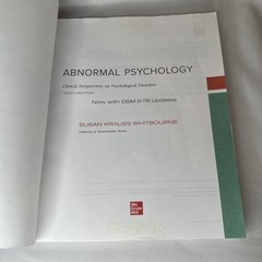 ISE Abnormal Psychology 10E by Susan Krauss Whitbourne Professor 10th Edition
