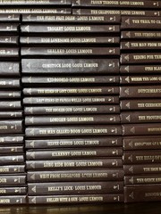 The Louis L’Amour Collection Leatherette Hardcover Books (Sold Individually)