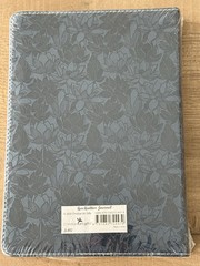 Navy Floral Faux Leather Journal: Proverbs 3:5 w/Ribbon, Lined Pages, Gold Edges