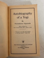 Autobiography of a Yogi by Paramhansa Yogananda (1983, Trade Paperback)