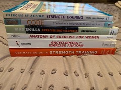 Lot of 6 Fitness & Exercise Guide Books Women’s Strength Training Hollis Liebman