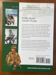 D-Day Beach Assault Troops – Osprey Elite Series , #219, 64 Pages, SB