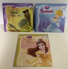 Lot of 9 Disney Princess Books: 1, 2, 3, 6, 7, 9, 10, 11, 12, Illustrated HCs