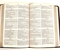Holy Bible Concordance KJV Red Letter 1973 Burgandy Word Aflame Press