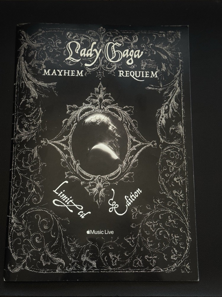 Original Lady Gaga Mayhem Requiem Limited Edition Hardcover Book 2026 English