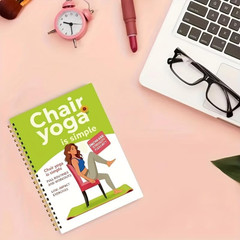 30-Day Chair Yoga Guide Book for Beginners, 60 Workouts for Weight Loss & Flexib