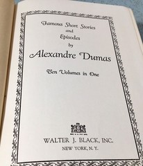 1927 ALEXANDRE DUMAS COLLECTED WORKS OF HB BOOK GIANT INTERNATIONAL SERIES