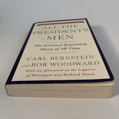 All the President’s Men/Watergate-Nixon by: Woodward & Bernstein-Paperback Book