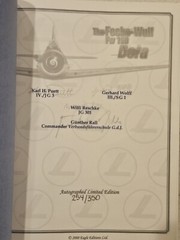 The Focke Wulf Fw 190 Dora Volume 1 & 2 Signed Edition Set!!