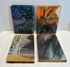 C5 Vintage (4) Whitman Classic Hardback Books WAR OF WORLDS HG Wells MORE
