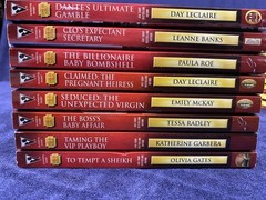 Silhouette Desire Romance Novels Lot of 15 (See photos for titles)