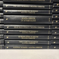 Agatha Christie Mystery Collection – Lot of 39 Books – Bantam Leatherette HC Set
