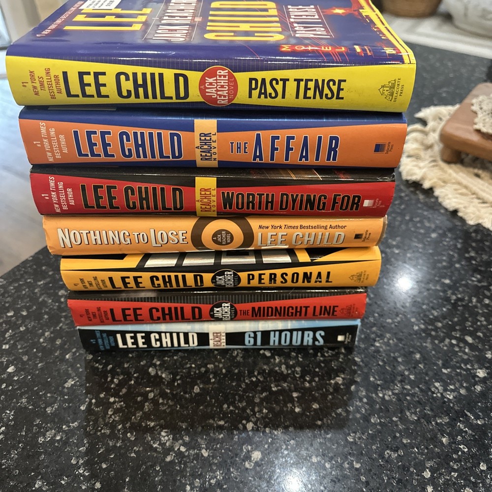7 Jack Reacher Hardcover Lot. Lee Child. See Pictures For Title