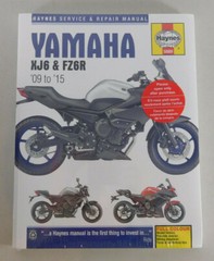 Repair Manual Yamaha XJ 6 N / SP / S / F and FZ 6 R, Year 2009 – 2015