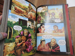 THE ACTION BIBLE Various Bible Stories In Comic Book Style Illus SERGIO CARIELLO