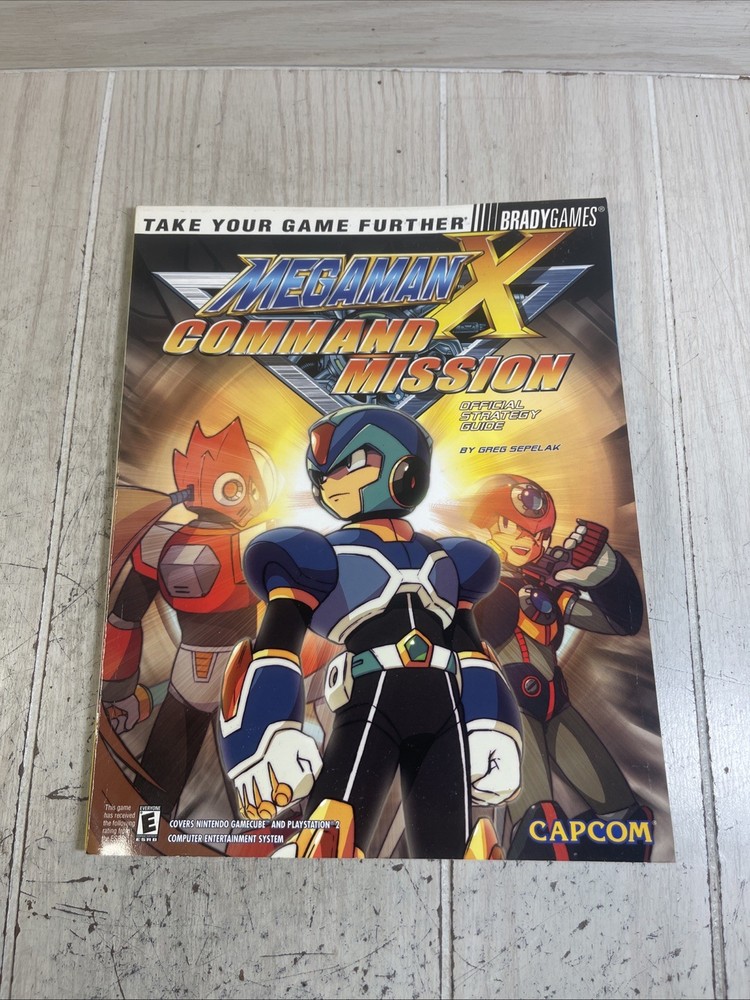 MEGAMAN X: COMMAND MISSION (2004 Strategy Guide ~ Gamecube / Playstation 2)