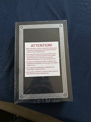 Elantris, Brandon Sanderson LEATHERBOUND, Dragonsteel, SIGNED -SEALED
