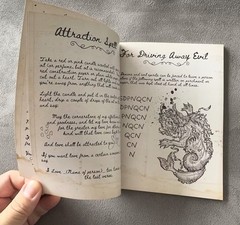 Old Handwritten Witchcraft Spell book – Grimoire for Wicca & Magick Witch Wiccan