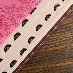 KJV Giant Print Brown Berry Pink Thumb Indexed BRAND NEW in Shrink Wrap!!!