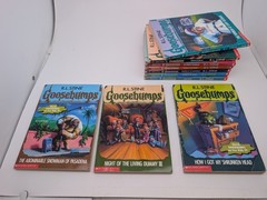 LOT OF 30: Vintage 90s RL Stine GOOSEBUMPS Books VG/EX All Different + Extras