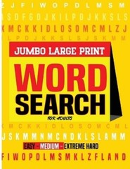 Laura Bidden Jumbo Word Search Book for Adults Large Print (Paperback)