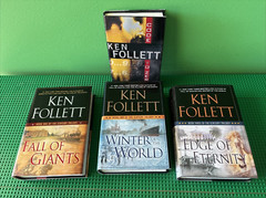 KEN FOLLET BOOK LOT CENTURY TRILOGY FALL OF GIANTS WINTER WORLD EDGE OF ETERNITY