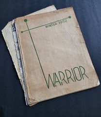 1952 Winter Wilmington Jr. High School The Warrior Yearbook 12 pages Poor Cond.