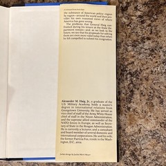 Caveat – Signed by Alexander M. Haig, Jr. 1st/3rd Near Fine Hardcover