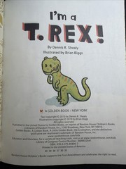 Vintage A Little Golden Book I’m A T. Rex! 2010 #7316