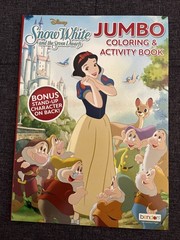 Snow White Jumbo Coloring & Activity Book Puzzles Games Disney Bonus Character