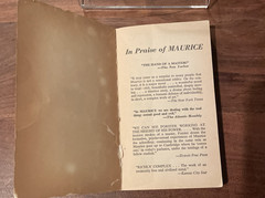 Maurice by E.M. Forster 1973 First Printing Signet Paperback LGBTQ+ Novel PB