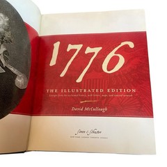 1776: The Illustrated Edition Parchment Documents Sealed David McCullough Large
