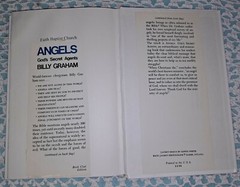 Angels: God’s Secret Agents by Billy Graham, 1975 (1st Edition), HC, 175 pages