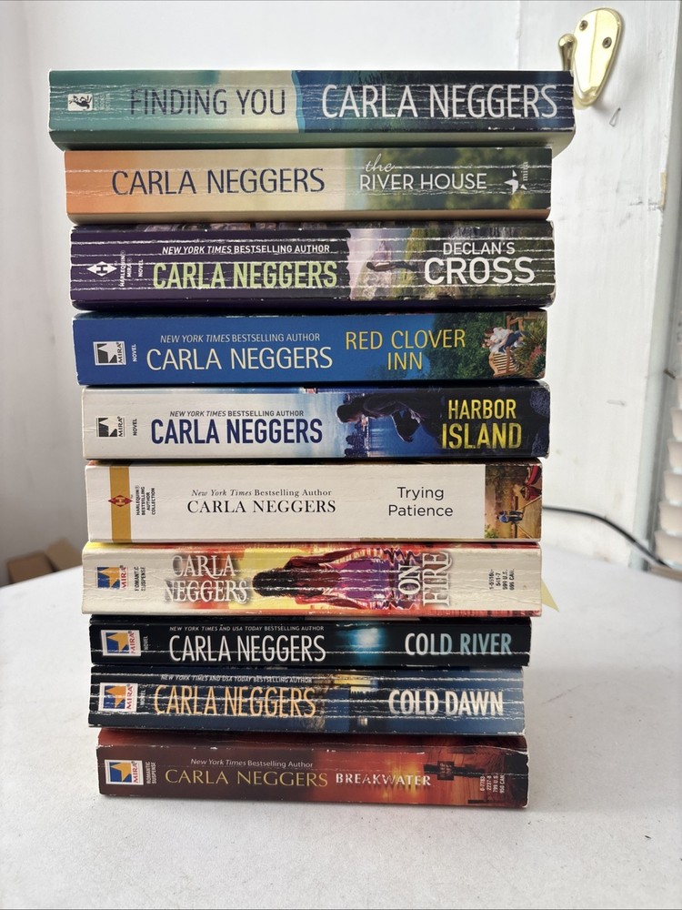 Lot of 10 – Carla Neggers – Harbor Island, On FIre, and More – Free Shipping