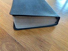 Holy Bible Kenneth Copeland Reference Ed KJV Red Letter GENUINE Leather 1991 VG