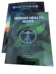 Human Health Guide and The Book of Wisdom By Harry B Joseph 2 book set Fast Ship