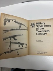 Vintage Firearms paperback book”Military Small Arms of 20th Century” 1973