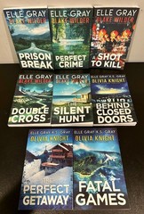 Elle Gray FBI Mystery Thriller Lot of 8 Paperback Books (Various Titles)