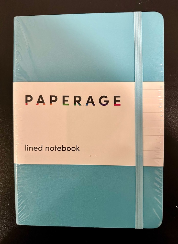 Paperage Lined Notebook 160 Pages 5.7″ x 8″ Blue *NEW & SEALED*