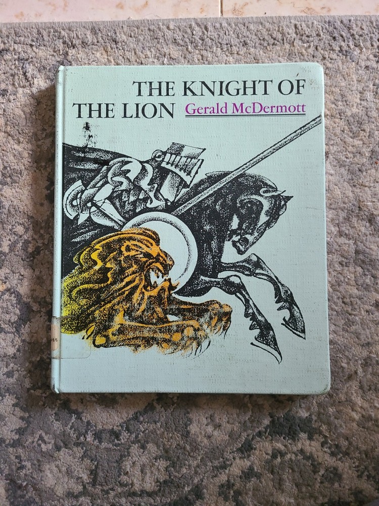 The Knight Of The Lion Gerald McDermott Four Winds Press 1979 First Ed HC VTG!